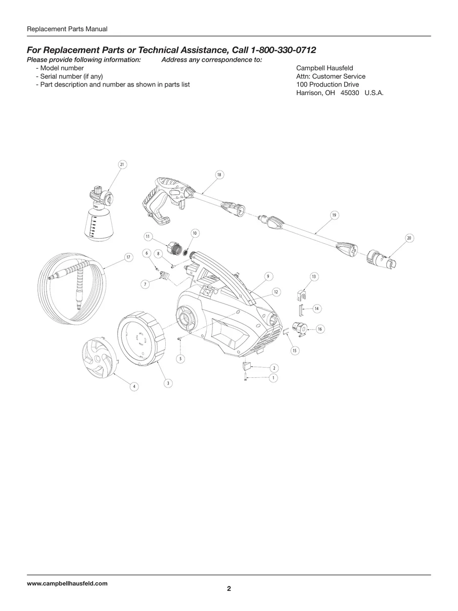 CAMPBELL HAUSFELD, PW135002, IPL.2